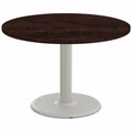 Special-T Table, Round, 42in Dia x 42in, Fog Gray Base/ Espresso Top SCTCANT242BHGES